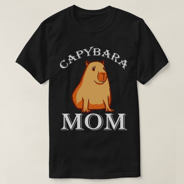Camiseta Capybara Mom (Diseño del anverso)