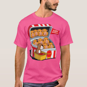Camiseta Capybara Nuggets Food Pun Capybara Chicken de aman