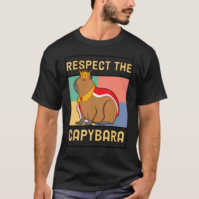 Camiseta Capybara Ok, Tira De Capibara Retro (Anverso)