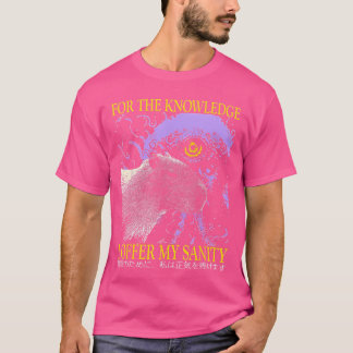 Camiseta Capybara por el conocimiento ofrezco mi cordura ch