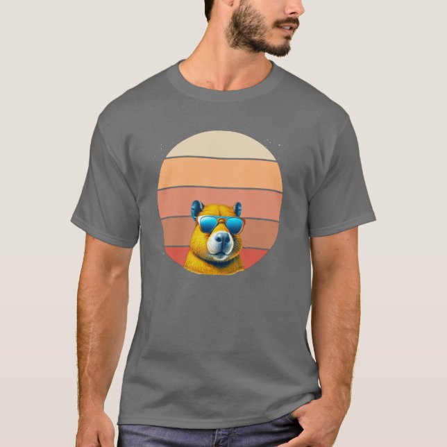Camiseta Capybara Retro (Anverso)