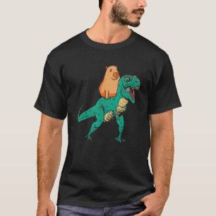 Camiseta Capybara Rex Dino Mammal Guinea Cerdo