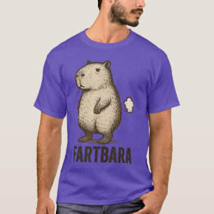 Camiseta Capybara riendo Fartista Chiste de pedo broma fart