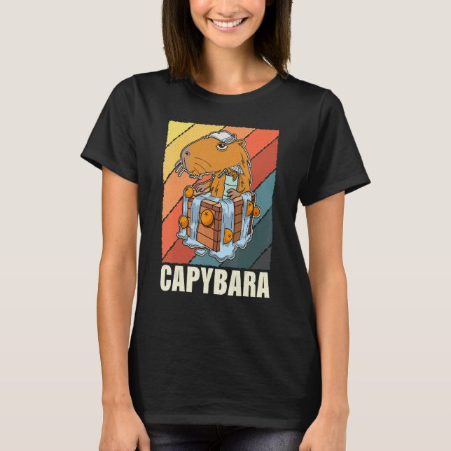 Camiseta Capybara Rodent Cute Mascota 20 (Anverso)