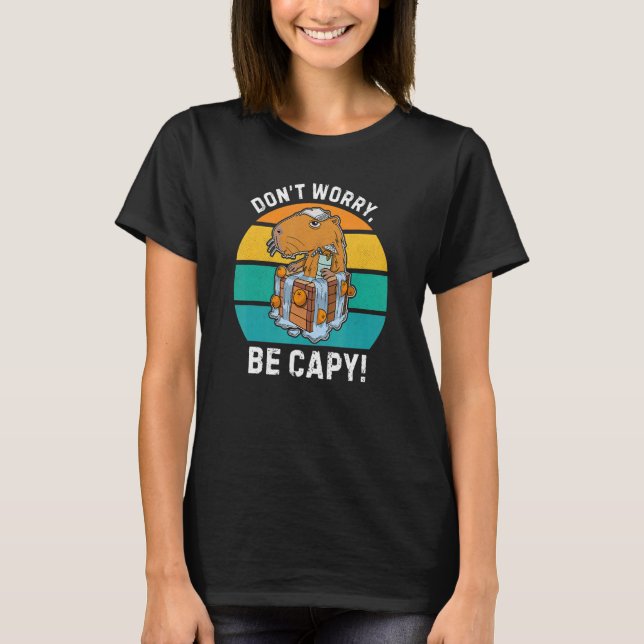 Camiseta Capybara Rodent Mascota 8 (Anverso)