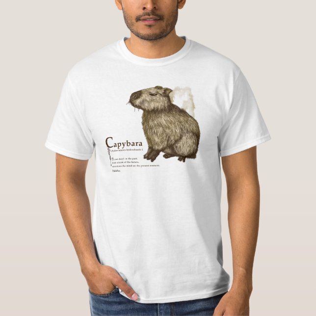 Camiseta capybara - sepia (Anverso)