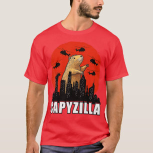 Camiseta Capybara Shirt Funny Capybara Rodent Capyzilla Fun