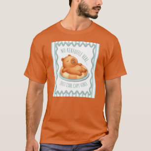 Camiseta CAPYBARA Sin Alboroto Solo Vibra Capy Genial