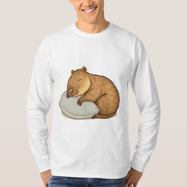 Camiseta Capybara Sleepybara (Anverso)