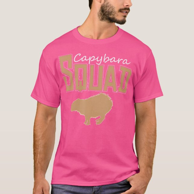 Camiseta Capybara Squat Funny Capybara (Anverso)