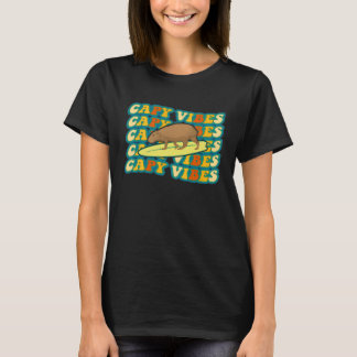 Camiseta Capybara Surfing At Beach Sunset Summer Surf Capy 