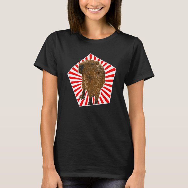 Camiseta Capybara Vintage Capybara (Anverso)