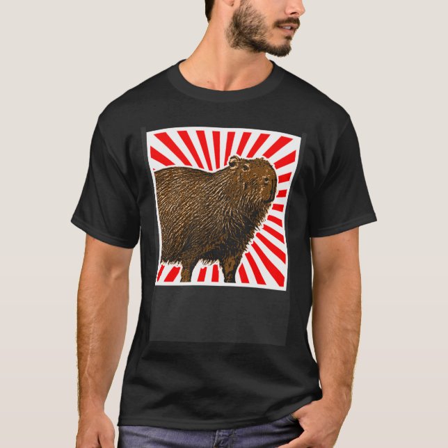 Camiseta Capybara Vintage Capybara (Anverso)