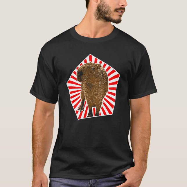 Camiseta Capybara Vintage Capybara (Anverso)