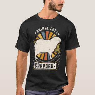 Camiseta Capybara Vintage Classic Retro Animal