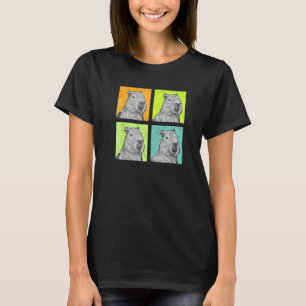 Camiseta Capybara Vintage South America Rodent Grasería