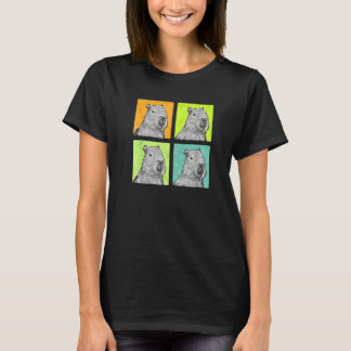 Camiseta Capybara Vintage South America Rodent Grasería
