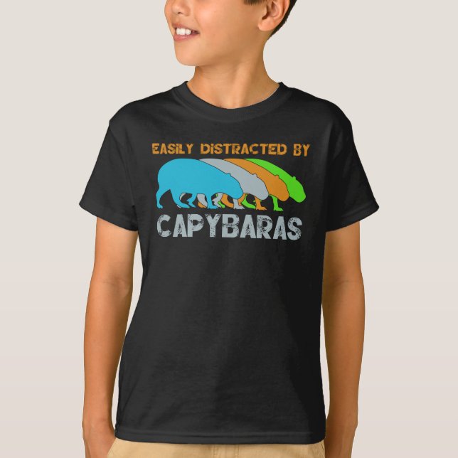 Camiseta CAPYBARA Water Pig Funny Capybaras (Anverso)