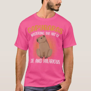 Camiseta Capybaras Dominando El Arte De La Cuta Hilarante C