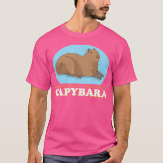 Camiseta Capybaras Mascota Papá De Un Chiguiro Con Pañuelo
