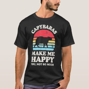 Camiseta Capybaras Me Hacen Feliz De Que No Tanto Capibara