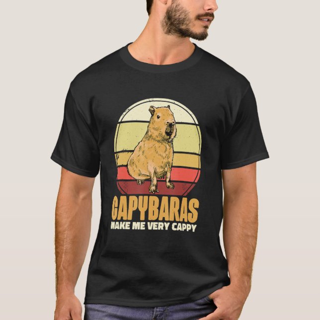 Camiseta Capybaras Me Hacen Muy Capaz (Anverso)