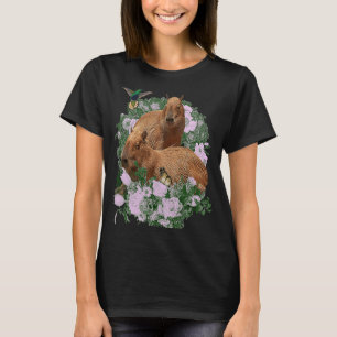 Camiseta Capybaras Realistas Cute Cottagecore Hummingbird M