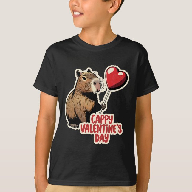 Camiseta Capybyra Valentine (Anverso)