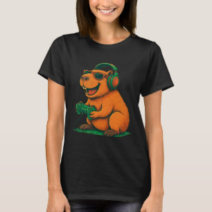 Camiseta Capyra Video Divertido De Juego Jugador Amante De 