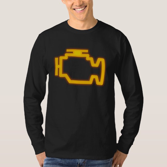 Camiseta Car Check Engine Light (Anverso)