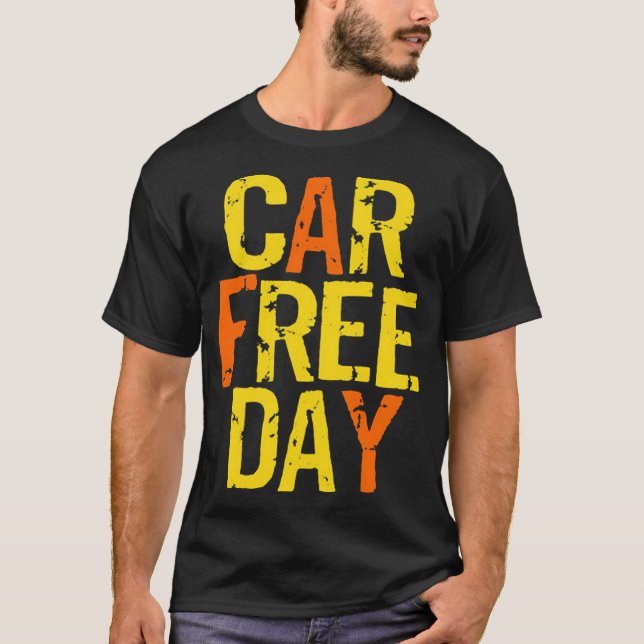 Camiseta Car free day (Anverso)
