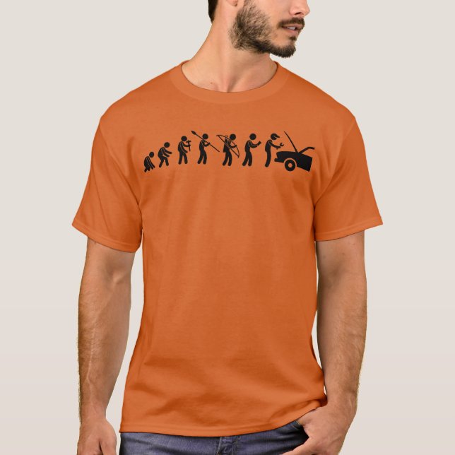 Camiseta Car Mechanic Evolution friends (Anverso)