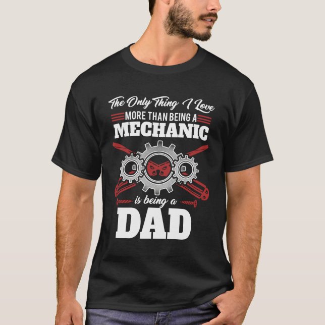 Camiseta Car repair car workshop car mechanic Father's Day (Anverso)
