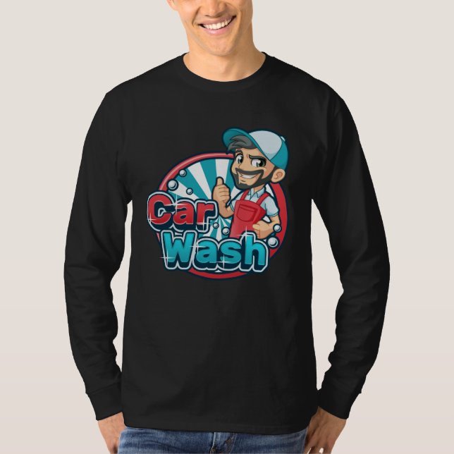 Camiseta Car wash employee car wash worker designer car was (Anverso)