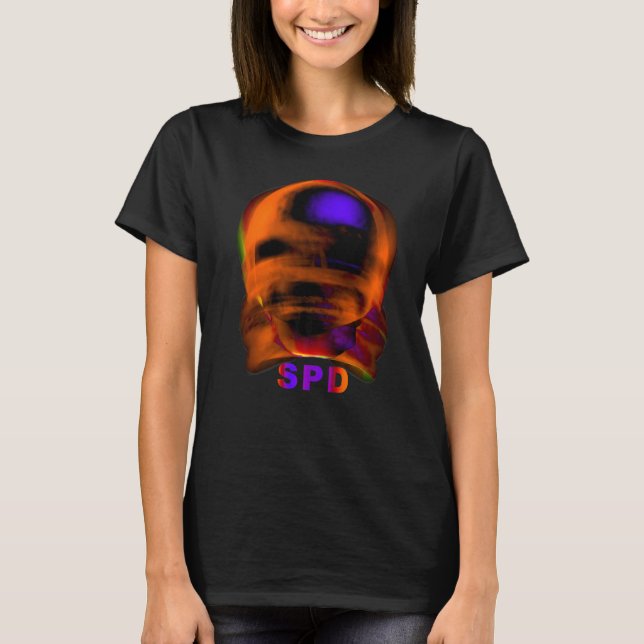 Camiseta Cara abstracta (Anverso)