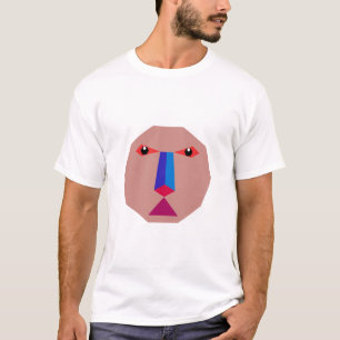 Camiseta Cara abstracta