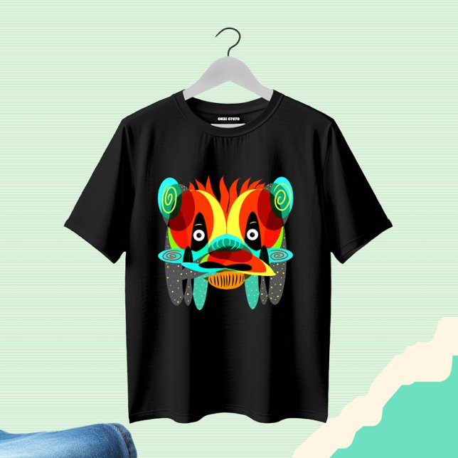 Camiseta Cara abstrada (Subido por el creador)