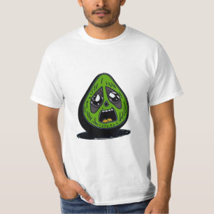 Camiseta Cara aguacate divertida