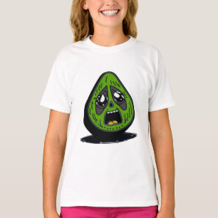 Camiseta Cara aguacate divertida