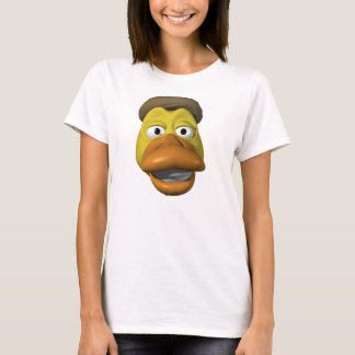 Camiseta Cara amarilla de la cara del pato