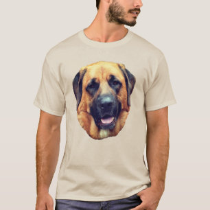 Camiseta Cara Americana de Perro Mastiff