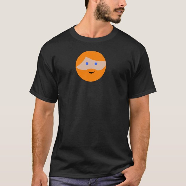 Camiseta Cara anaranjada de la barba (Anverso)