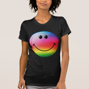 Camiseta Cara arco iris