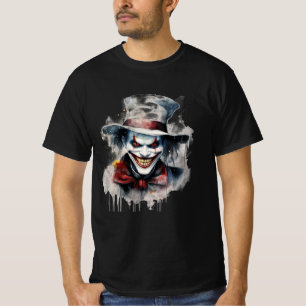 Camiseta Cara aterradora: Sonrisa de payaso malvado en Hall