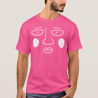 Camiseta cara blanca retro Dimple