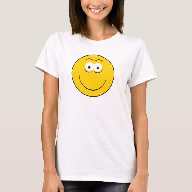 Camiseta Cara Clásica Feliz (Anverso)