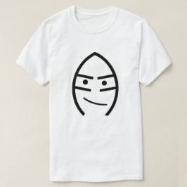Camiseta Cara con una sonrisa, blanca