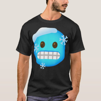 Camiseta Cara congelante emoticono