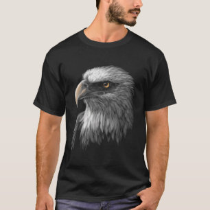 Camiseta Cara de águila calva estadounidense