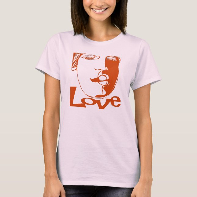 Camiseta Cara de amor (Anverso)